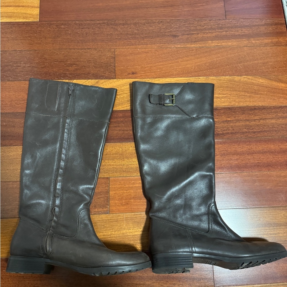 Ralph Lauren Leather Riding Boots - Size 8.5